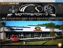 Tablet Screenshot of csmotorsportsnc.com